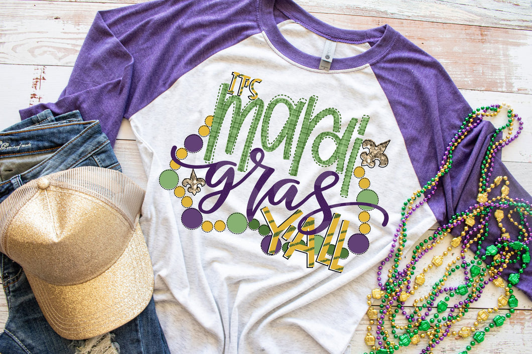 Mardi Gras Grab Bag Surprise Design Shirt
