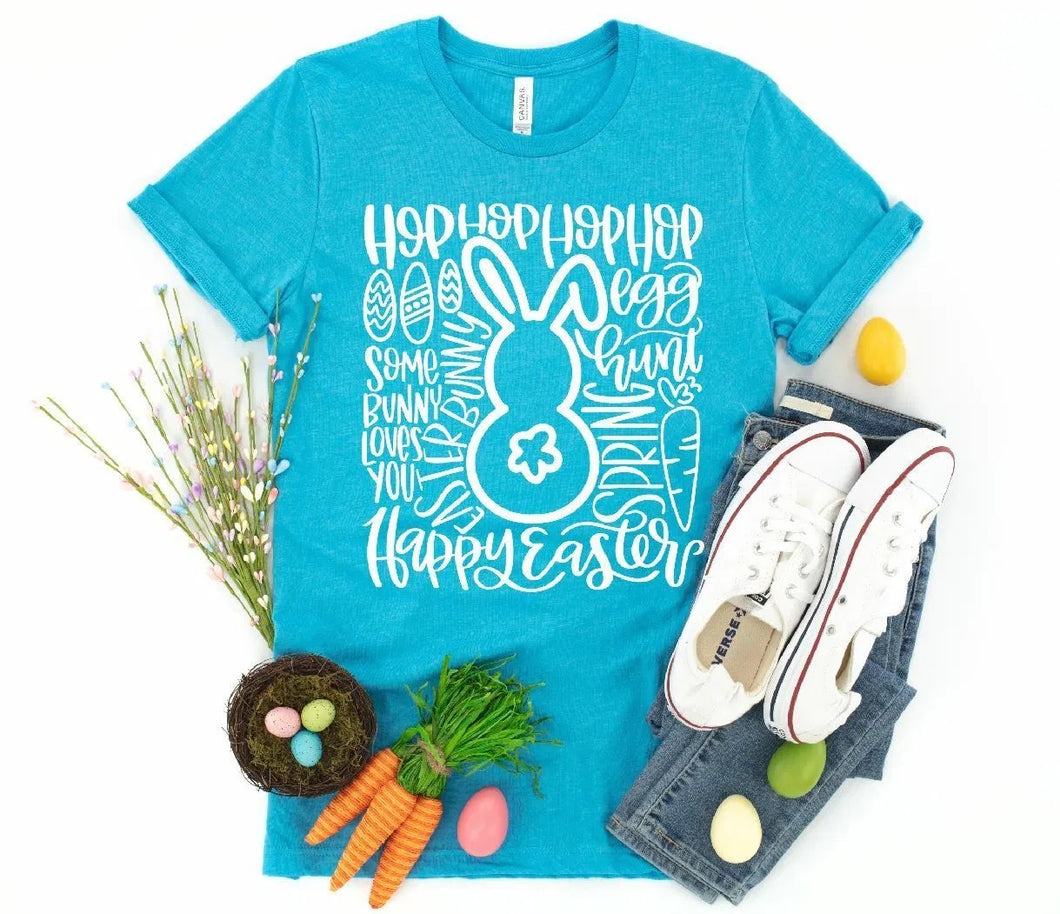 Easter Typography Shirt Youth