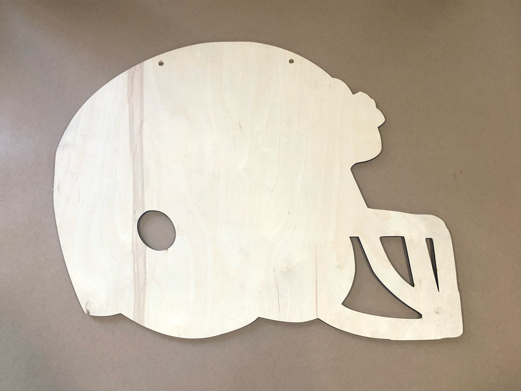 Football Helmet Wood Blank